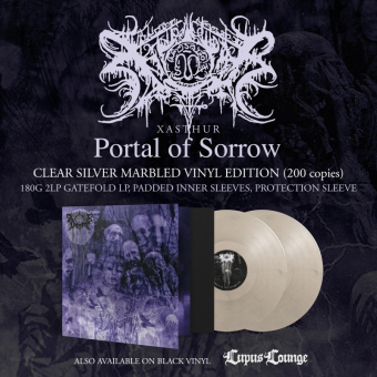 XASTHUR Portal Of Sorrow 2LP , CLEAR/SILVER MARBLED [VINYL 12